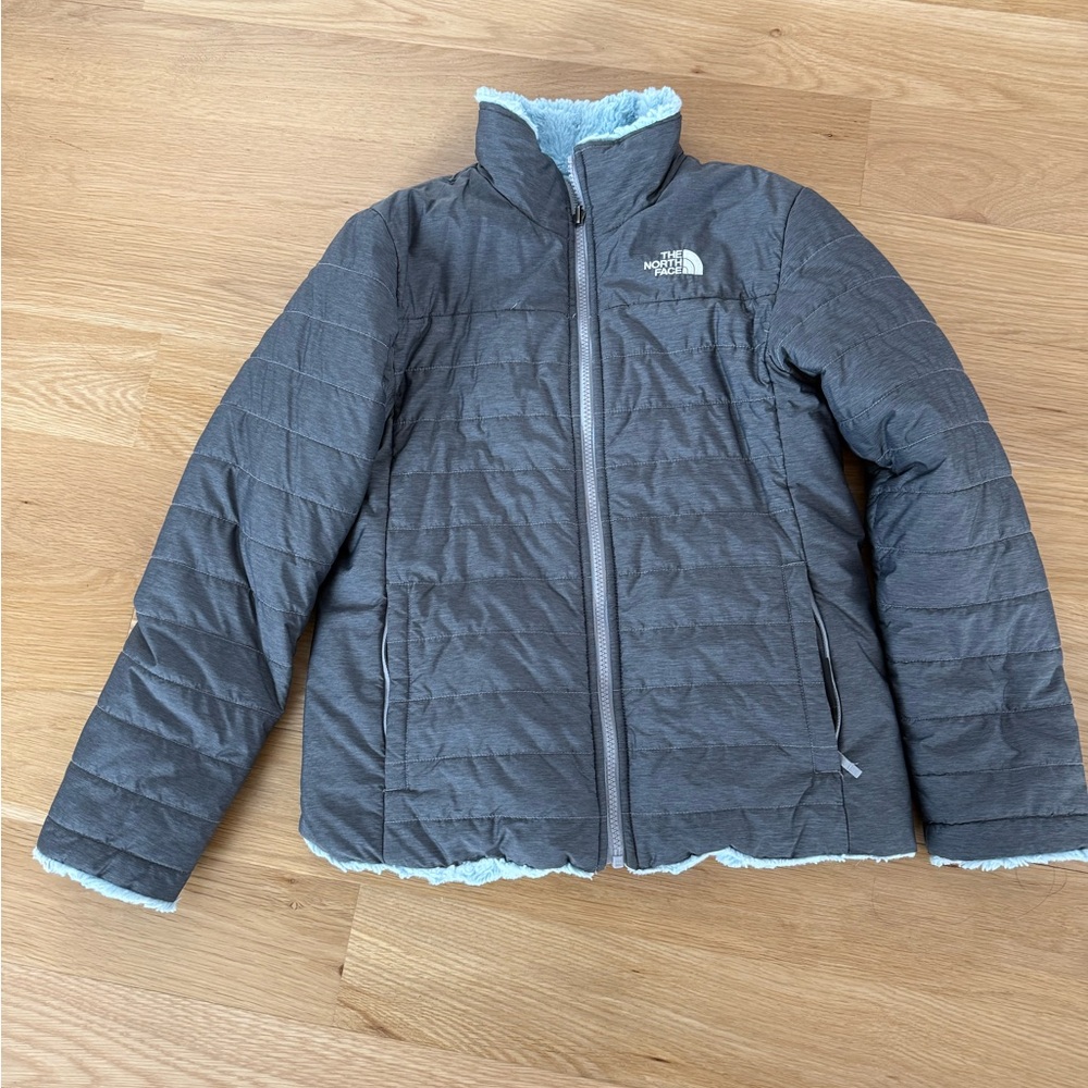 The North Face Charcoal Quilted Jacket